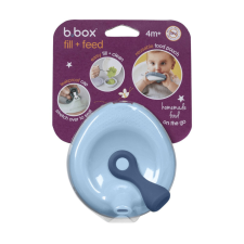 b.box újratölthető szilikon ételtároló tasak (pasztell kék) babaétkészlet