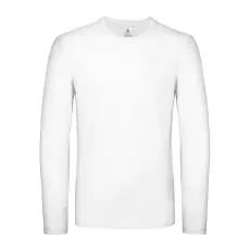  B&C EXACT 150 unisex hosszú ujjú póló B03E, White-3XL