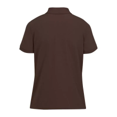  B&C modern, klasszikus stílusú, előzsugorított galléros Női pamut póló O02, Roasted Coffe-2XL