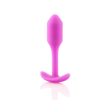 b-Vibe Snug Plug 1 - anál dildó belső súllyal (55g) - pink anál
