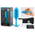 b-Vibe Snug Plug 3 - dupla golyós anál dildó (180g) - kék