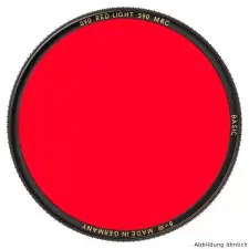  B+W 090 világos vörösszűrő 590nm MRC Basic, 49 mm objektív szűrő
