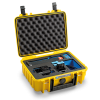 B&W Type 1000 GoPro 9/10/11 Akciókamera Bőrönd - Sárga