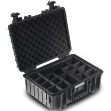 B&W Type 5000 Fotós bőrönd elválasztókkal - Fekete (5000/B/RPD) fotós táska, koffer