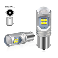 BA15S led fehér DC12V autó tuning