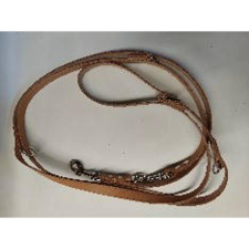  BA2089 Póráz bőr kiképző vágott 20/300 nyakörv, póráz, hám kutyáknak