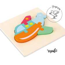 Baba 3D fa fejlesztő puzzle - Repülő puzzle, kirakós