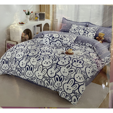  Baba ágyneműhuzat garnitúra-Kék Nyuszik lakástextília