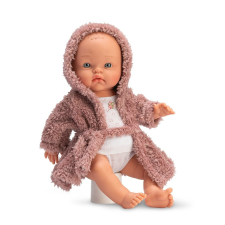 Baba Alex rózsaszín köntössel 36cm baba