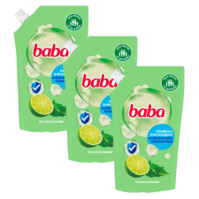 Baba antibakteriális Folyékony Szappan Utántöltő Lime 3x500ml tisztító- és takarítószer, higiénia