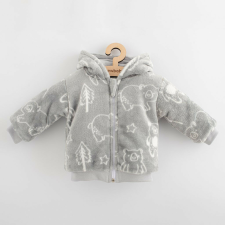 Baba bélelt Wellsoft téli kapucnis pulóver New Baby Winter times gyerek pulóver, kardigán