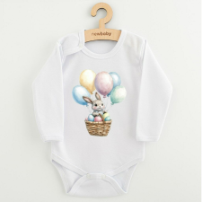 Baba body nyomtatással New Baby Nyuszi léggömbökkel, vel. 62 (3-6 h) kombidressz, body