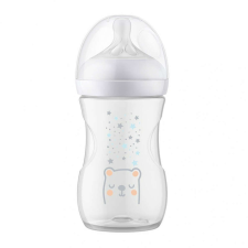 Baba cumisüveg Avent Natural Response 260 ml s szeleppel Air Free medve cumisüveg