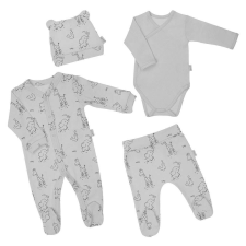  Baba együttes Nicol Baby Animals szürke babaruha szett