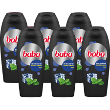 Baba férfi tusfürdő menta, 6x400 ml tusfürdők