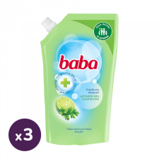 Baba folyékony szappan utántöltő antibakteriális lime és koriander illattal 3x500 ml tisztító- és takarítószer, higiénia