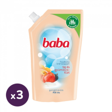 Baba folyékony szappan utántöltő tej és gyümölcs illattal 3x500 ml tisztító- és takarítószer, higiénia