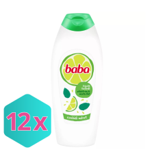  Baba frissítő tusfürdő zöldcitrom és menta illat 750 ml KARTON - 12 db tusfürdők