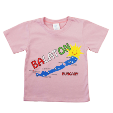  Baba, gyerek feliratos &quot;Balaton&quot; rövid ujjú póló gyerek póló