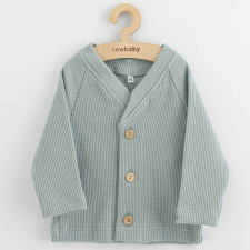 Baba kabátka gombokkal New Baby Luxury clothing Oliver szürke gyerek pulóver, kardigán