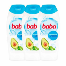 Baba Krémtusfürdő Aloe Vera és Avokádó 3x400ml + Ajándék Gumikacsa kozmetikai ajándékcsomag