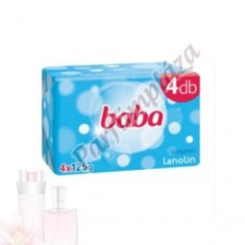 Baba Lanolinos Szappan 4x125 g tisztító- és takarítószer, higiénia