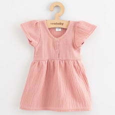  Baba muszlin ruha New Baby pink