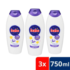 Baba nyugtató Jóéjtpuszi tusfürdő levendula és vanília illat (3x750 ml) tusfürdők