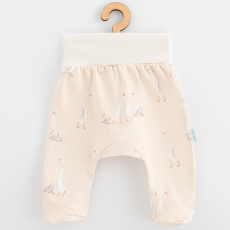  Baba pamut lábfejes nadrág New Baby Libák, vel. 80 (9-12 h)