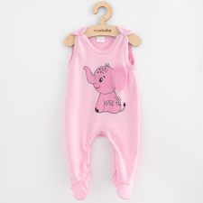 Baba pamut rugdalózó New Baby Happy Elephant pink rugdalózó