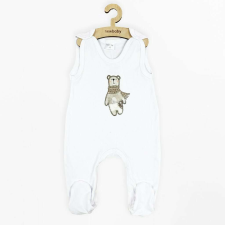 Baba pamut rugdalózó New Baby Polar Bear, vel. 80 (9-12 h) rugdalózó