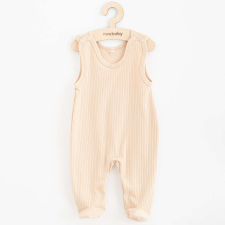 Baba pamut rugdalózó New Baby Practical bézs, vel. 62 (3-6 h) rugdalózó