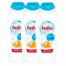 Baba Tusfürdő Kamilla és Méz 3x750ml + Ajándék Gumikacsa kozmetikai ajándékcsomag