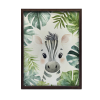 BABA ZEBRA ARC FALI PLAKÁT 70x100 CM FEKETE