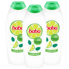 Baba zöldcitrom tusfürdő, 3x750 ml tusfürdők