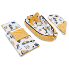  Babafészkek Jukki Velvet 5in1 - szett Szín: mustár babafészek