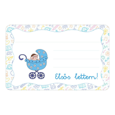  Babakocsi ovis jellel öntapadós füzet cimke füzetcímke