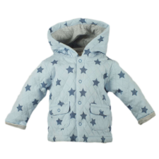 Babaluno Babaluno unisex Dzseki - Csillag #kék gyerek kabát, dzseki