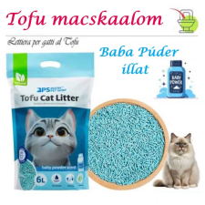  Babapúder illatú Tofu macskaalom-6L macskaalom