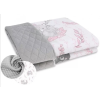 Babastar BS Kétoldalas Babapléd 70x100 cm - Lulu Szürke/Rózsaszín