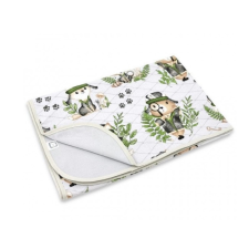 Babastar BS Pamut Kétoldalas Babapléd 75x100 cm - Természet Nyomozók Szürke babaágynemű, babapléd