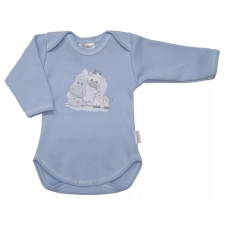  Babastar hosszú ujjú pamut body (68) Best Friend's! kék kombidressz, body