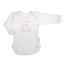 Babastar Hosszú Ujjú pamut body - Best Friends - Fehér - 56 kombidressz, body