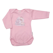 Babastar Hosszú Ujjú pamut body - Best Friends - Rózsaszín - 68 kombidressz, body