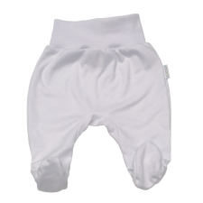 Babastar Pamut pocaknadrág egyszínű 68 - Fehér babanadrág