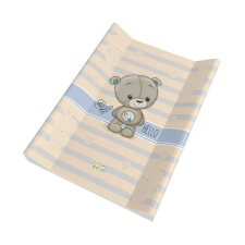 Babastar Puha 2 ékes pelenkázólap 50x70cm - Hello Maci pillangóval - Kék pelenkázó matrac