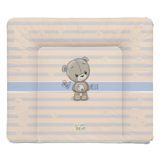 Babastar puha pelenkázó lap 75*72 cm - Kék maci + pillangó pelenkázó matrac