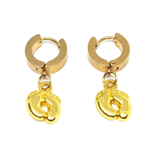  Babatalp fülbevaló, arany színű II. fülbevaló