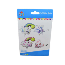  Babaváró Baby Girl feliratú fólialufi szett 2 db/csomag party kellék