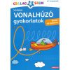 Babilon Kiadó Vidám vonalhúzó gyakorlatok - Sötétkék - Betűk és számok (05.31.)